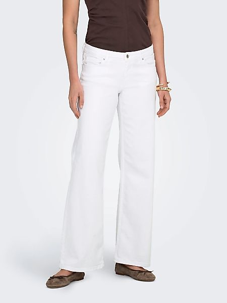 ONLY Low-rise-Jeans "ONLJUDY-O LW WIDE LEG DNM TAI003" Baumwollmischung günstig online kaufen