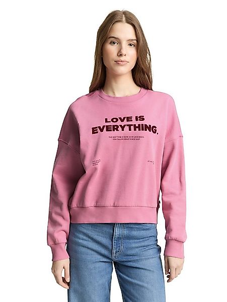 TOM TAILOR Denim Sweatshirt aus weicher Baumwolle günstig online kaufen