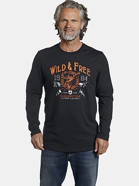 Jan Vanderstorm Langarm-Poloshirt "Langarmshirt STAAF" günstig online kaufen