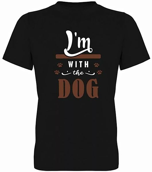G-graphics T-Shirt I´m with the Dog Herren T-Shirt, mit Frontprint, für Hun günstig online kaufen