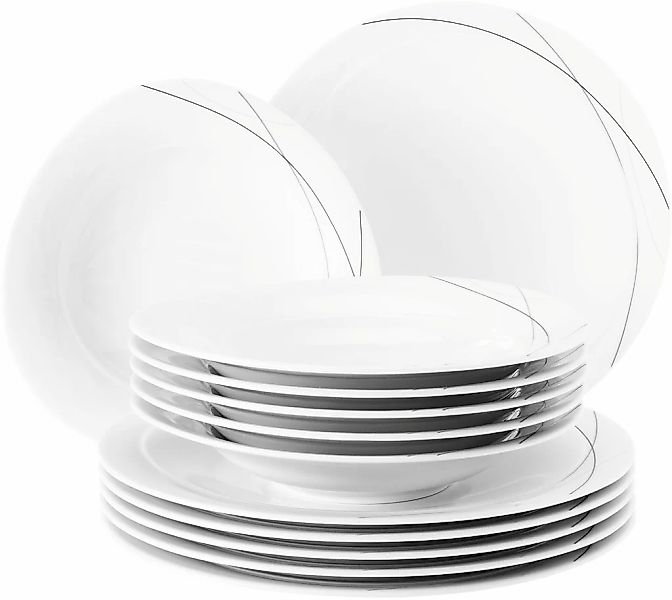 Seltmann Weiden Tafelservice "Teller Set, Geschirr-Set Trio Highline" Telle günstig online kaufen