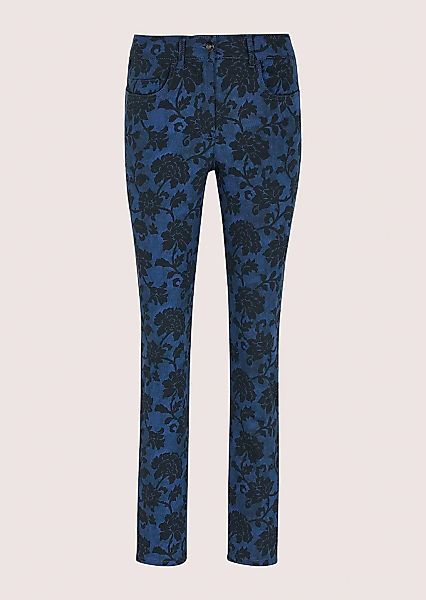 MADELEINE Chinos "Druckhose Baumwollhose mit floralem Print" günstig online kaufen