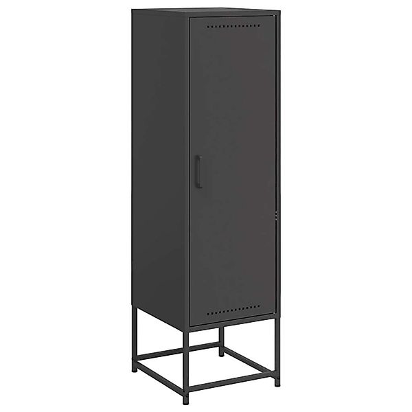 vidaXL Highboard Schwarz 36x39x123 cm Stahl 846524 günstig online kaufen