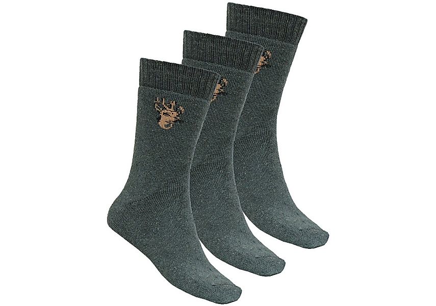 La Chasse® Wandersocken Jägersocken mit Motiv "Rehbock" im 3er-Pack Jagdsoc günstig online kaufen