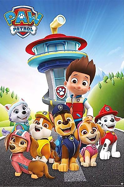 PYRAMID Poster Paw Patrol Poster Team günstig online kaufen