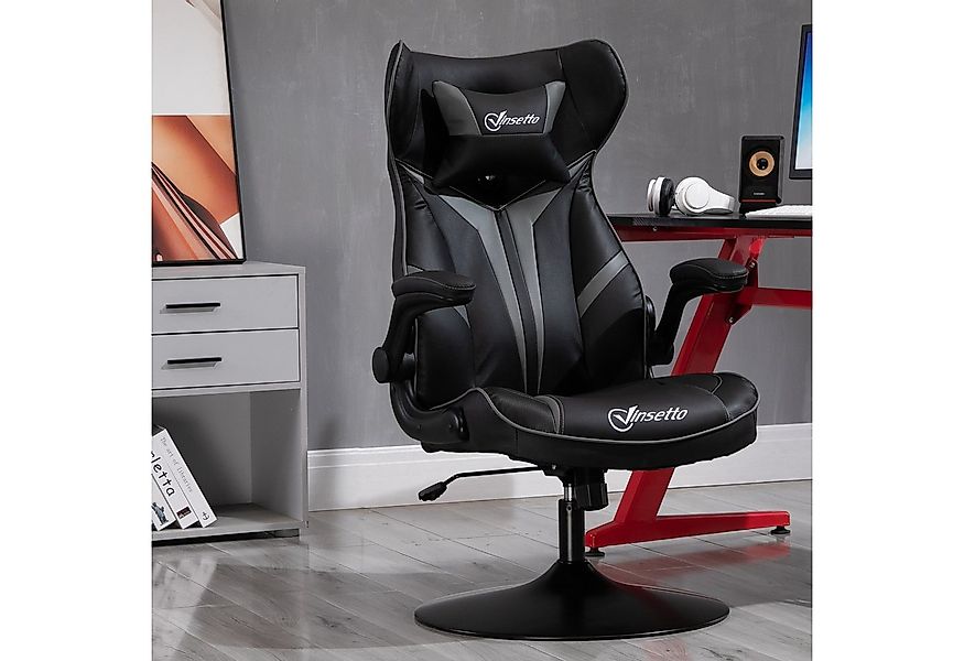 Vinsetto Schreibtischstuhl ergonomischer Gaming Stuhl, mit Wippfunktion (Co günstig online kaufen
