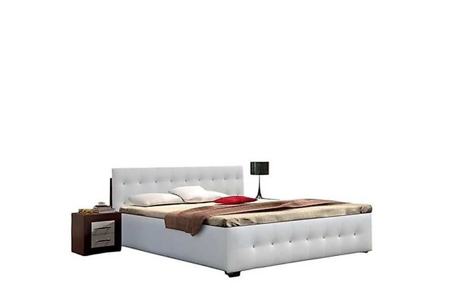 JVmoebel Bett Schlafzimmer Betten Textil Hotel Luxus Polster 180x200 Möbel günstig online kaufen