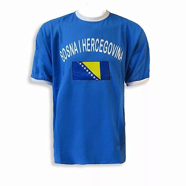 Sonia Originelli T-Shirt Fan-Shirt "Bosna Hercegovina" Unisex Fußball WM EM günstig online kaufen