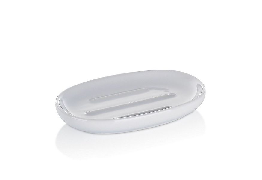 kela Seifenschale Isabella, Breite: 8,5 cm, ovale Form, Rillen im Inneren günstig online kaufen