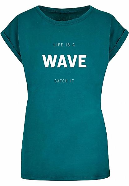 Merchcode T-Shirt "Merchcode Damen Ladies Summer - Life is a wave T-Shirt", günstig online kaufen