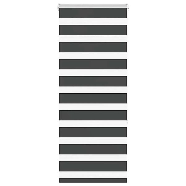 vidaXL Doppelrollo Schwarz 60x150 cm Stoffbreite 55,9 cm Polyester 4014227 günstig online kaufen