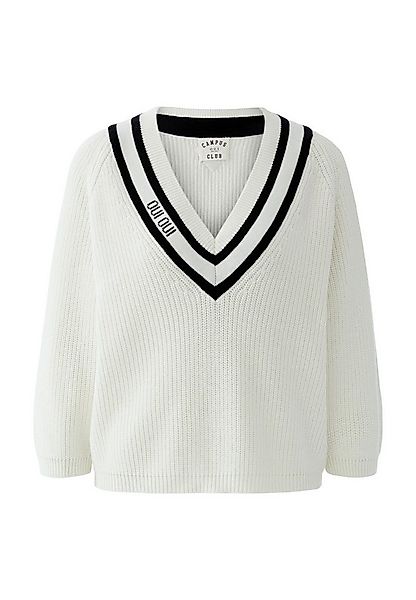 Oui V-Ausschnitt-Pullover Pullover günstig online kaufen