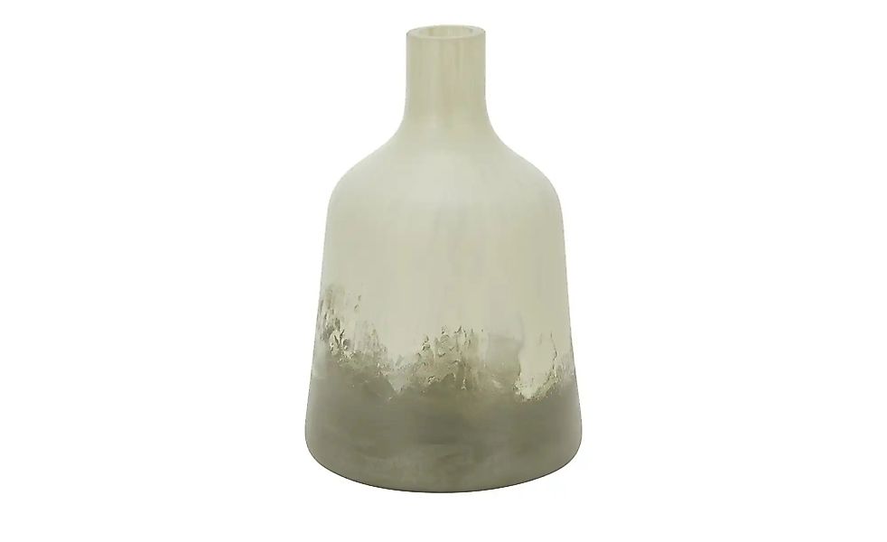 HOME STORY Vase   ¦ grün ¦ Glas ¦ Maße (cm): H: 28  Ø: 17 Accessoires > Vas günstig online kaufen
