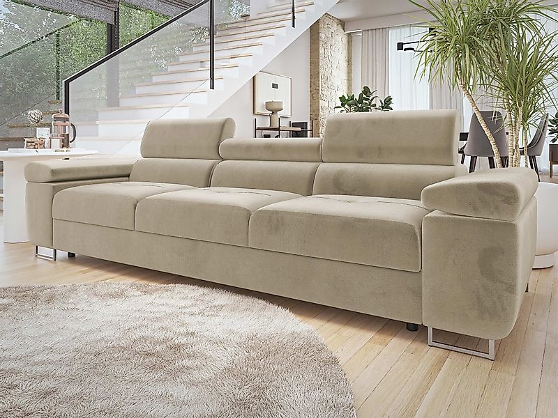 MIRJAN24 Sofa Torezio 3, Einstellbare Kopfstützen, günstig online kaufen