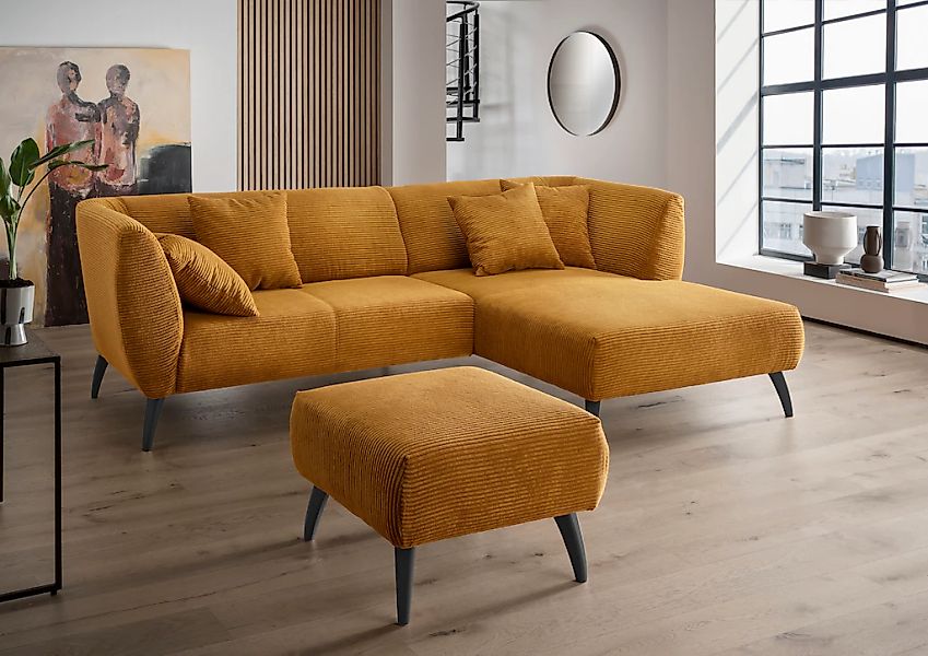 INOSIGN Ecksofa "Colori Polstermöbel mit zeitlos eleganter Rückenführung. L günstig online kaufen