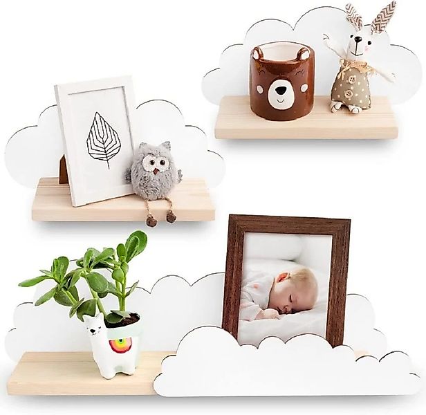 Outentin Wandregal Wolke Kinderzimmer inkl. Halterungen günstig online kaufen