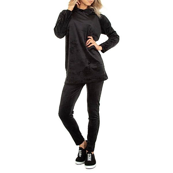 Ital-Design Freizeitanzug Damen Freizeit, Kapuze Stretch günstig online kaufen