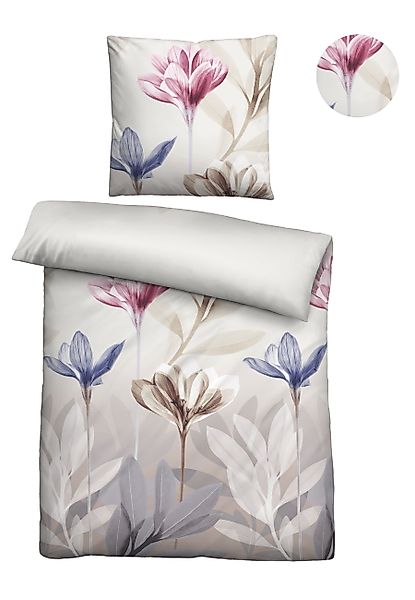 Biberna Bettwäsche 0025008, Soft-Seersucker, 2 teilig, günstig online kaufen