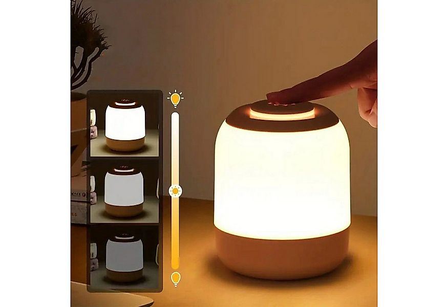 OYLCDI Nachttischlampe LED Nachttischlampe LED Nachtlicht, Dimmbar Atmosphä günstig online kaufen