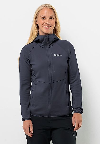 Jack Wolfskin Fleecejacke "KOLBENBERG HOODED FZ W", mit Kapuze günstig online kaufen