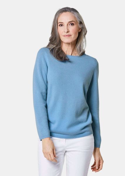 GOLDNER Strickpullover Kurzgröße: Kaschmirpullover mit U-Boot günstig online kaufen