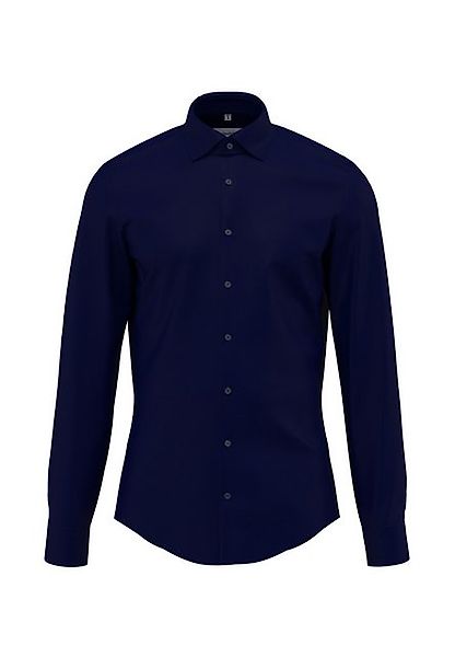 seidensticker Businesshemd "Schwarze Rose", Slim Kentkragen Uni günstig online kaufen