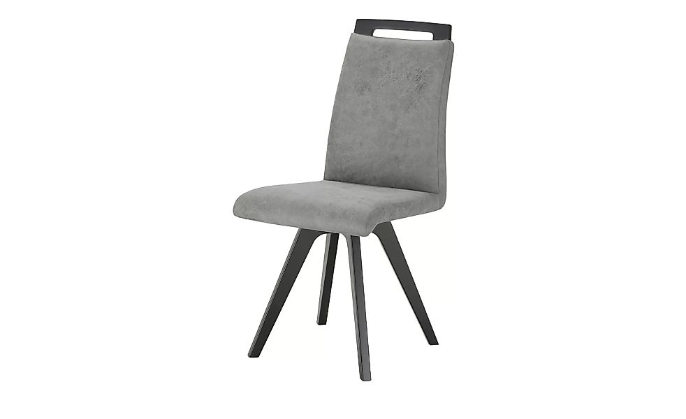 Polsterstuhl  E25 - grau - 44 cm - 91 cm - 64,5 cm - Stühle > Esszimmerstüh günstig online kaufen