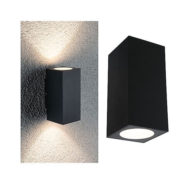 Paulmann "LED Wandleuchte Flame IP44 eckig 58x75mm 3000K 2x3,5W 2x260lm 230 günstig online kaufen