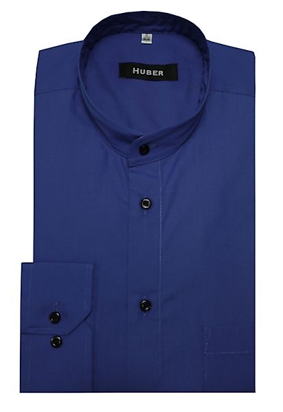 Huber Hemden Langarmhemd HU-0650 Stehkragen, Knopfleiste, günstig online kaufen
