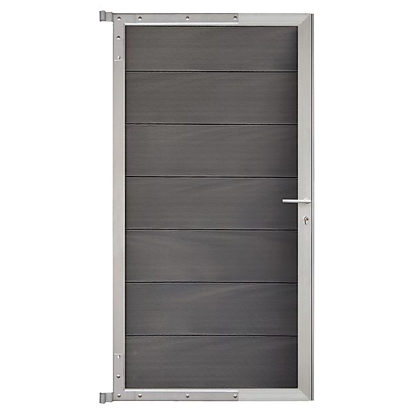 GartenLand Steckzauntor Ameland Co-extrudiert ca. 90 x 175 cm WPC Amethystg günstig online kaufen