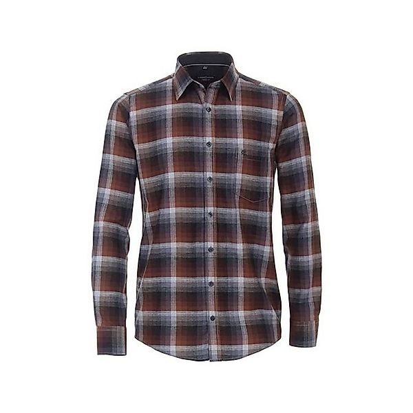 VENTI Langarmhemd Herren Langarm Freizeithemd für Herren in blau (1-tlg) günstig online kaufen