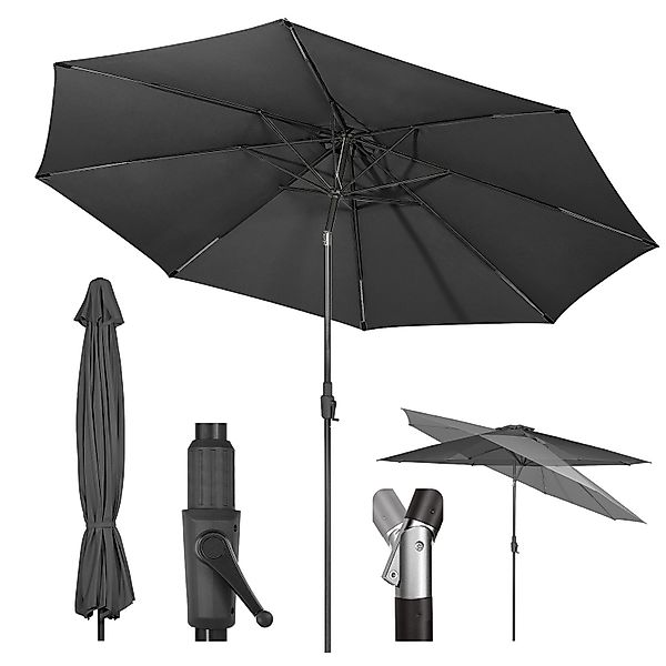 Sekey Marktschirm Ø350cm Sonnenschirm Groß Garten günstig online kaufen