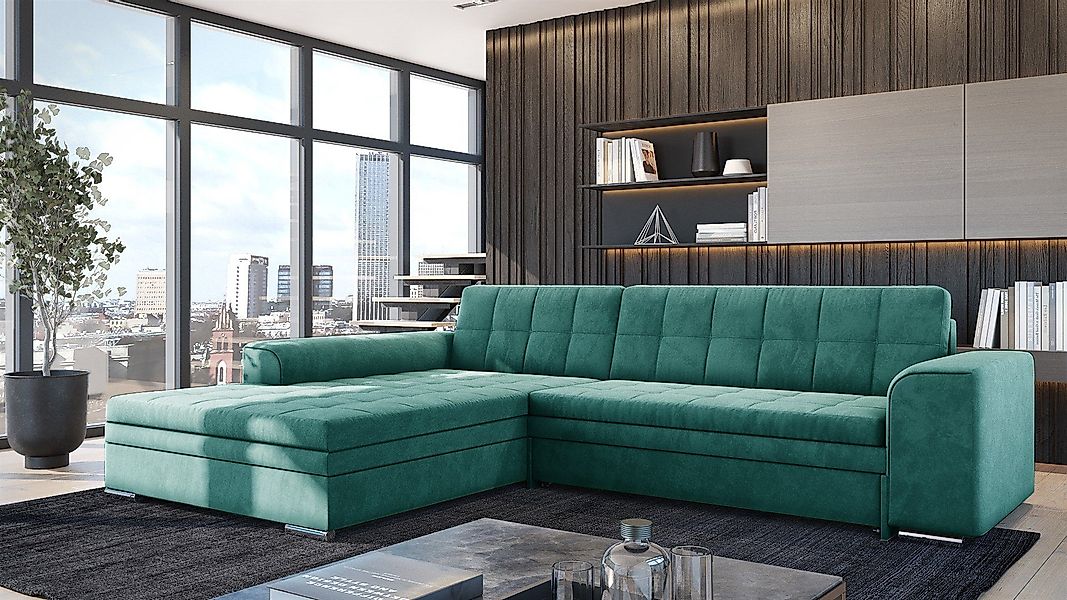 Fun Möbel Ecksofa Sofa SARRA Ottomane günstig online kaufen