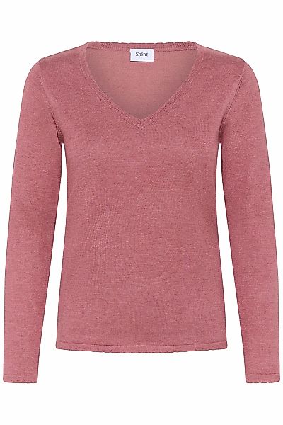 Saint Tropez Strickpullover "MilaSZ LS V-Neck Pullover" günstig online kaufen