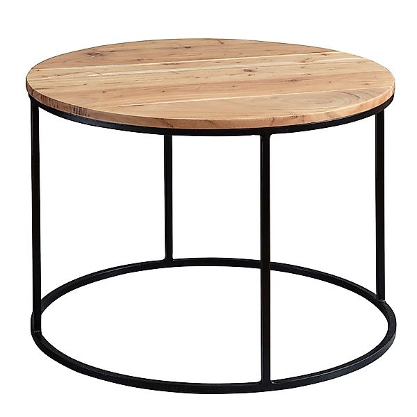 FINEBUY Couchtisch FB54855 (60x43x60 cm Akazie günstig online kaufen