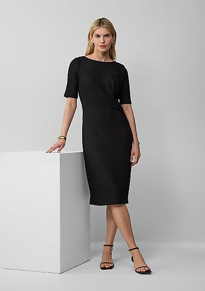 s.Oliver BLACK LABEL Minikleid Strukturiertes Slim-Fit-Kleid günstig online kaufen