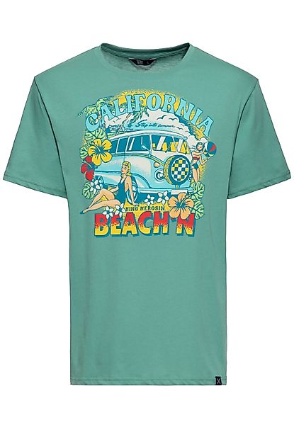 KingKerosin Print-Shirt California Beach'n (1-tlg) mit günstig online kaufen