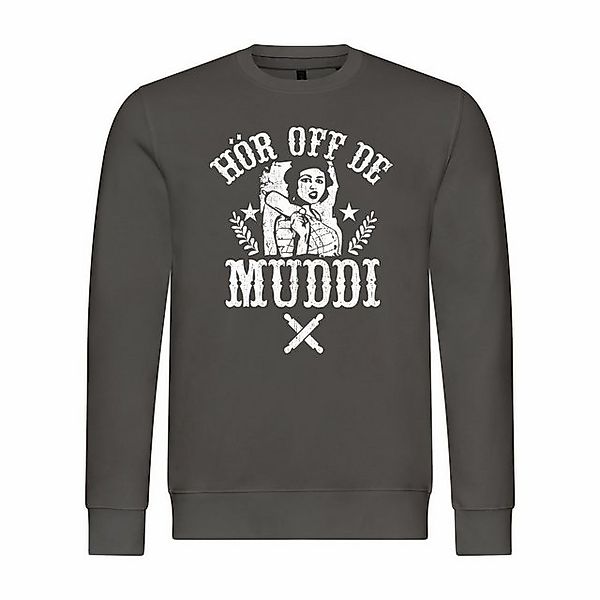 deinshirt Kapuzenpullover Herren Pullover Hör off de Muddi Mit Print Motiv günstig online kaufen