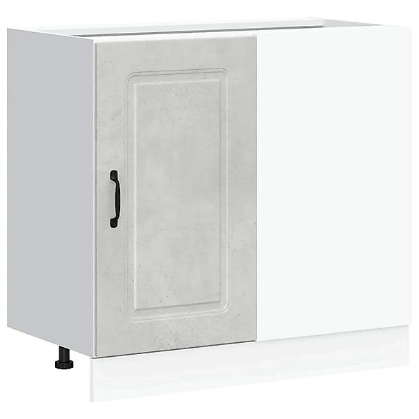 vidaXL Küchenunterschrank Kalmar Betongrau Holzwerkstoff 854322 günstig online kaufen