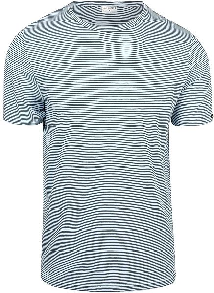 No Excess Stripes T-Shirt Hellblau - Größe L günstig online kaufen