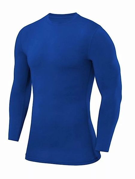 POWERLAYER Langarmshirt PowerLayer Kompressions Shirt Herren - Leuchtend Bl günstig online kaufen