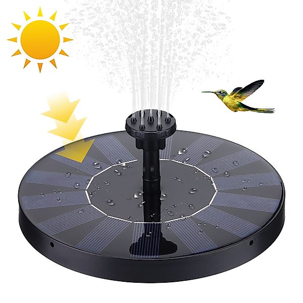 BlingBin Springbrunnenpumpe Solarbrunnen Garten Wasserpumpe Schwimmender günstig online kaufen