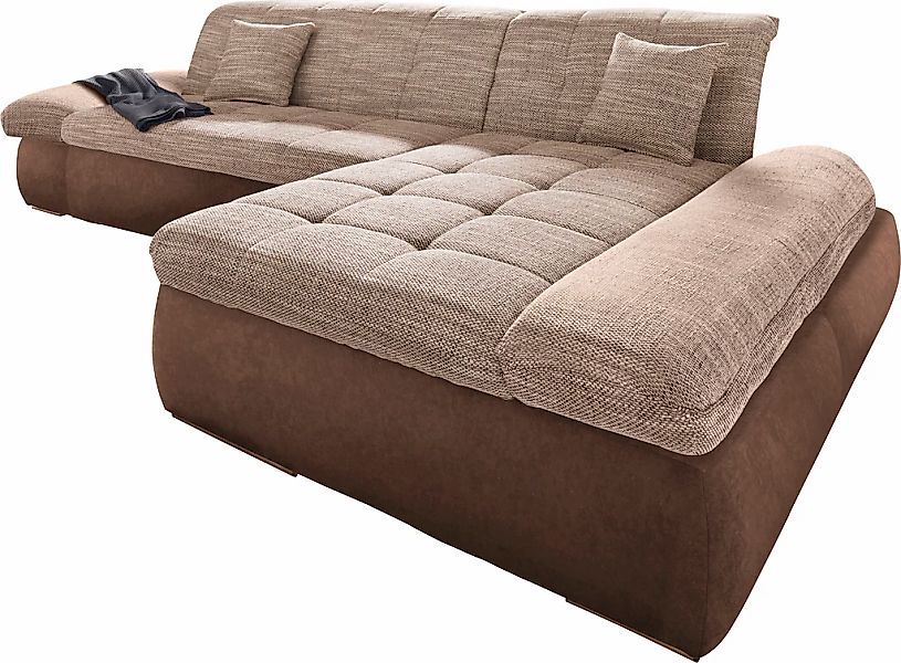 DOMO collection Ecksofa »PB Moric wahlweise mit Bettfunktion + Armteilverst günstig online kaufen
