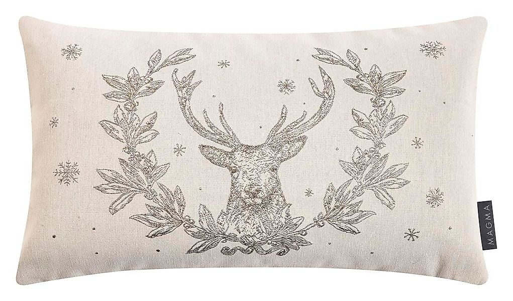 Magma Heimtex Kissenhülle Zierkissenhülle Hunter Hirsch günstig online kaufen