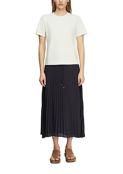 comma Faltenrock mit Bindeband günstig online kaufen
