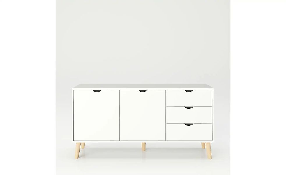 Sideboard   ¦ weiß ¦ Maße (cm): B: 150 H: 78 Kommoden & Sideboards > Sidebo günstig online kaufen