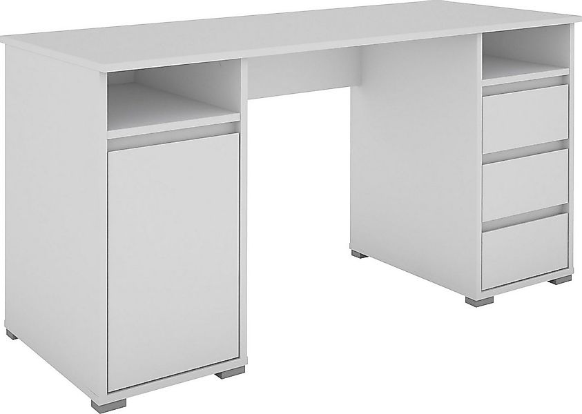 byLIVING Schreibtisch Lobo, Breite 138 cm, Computertisch mit Schubladen, im günstig online kaufen