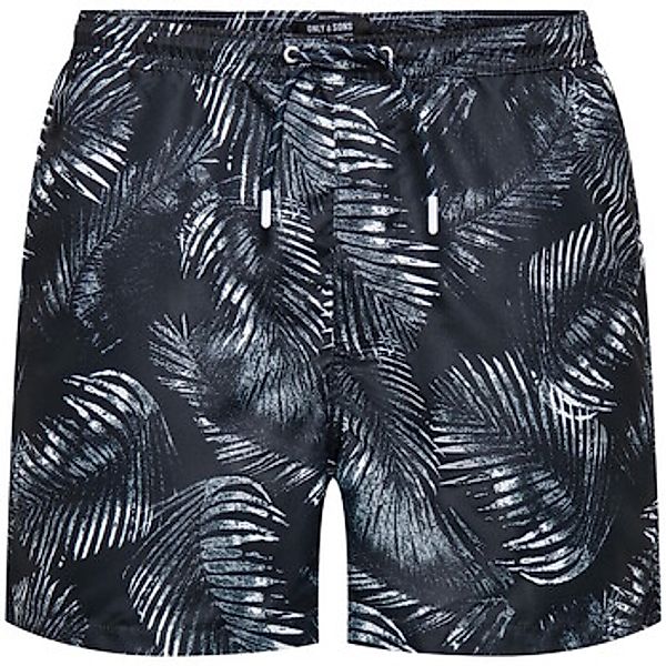 Only & Sons   Badeshorts Badeshorts Ted Life Leafes Swimshorts mit Tunnelzu günstig online kaufen