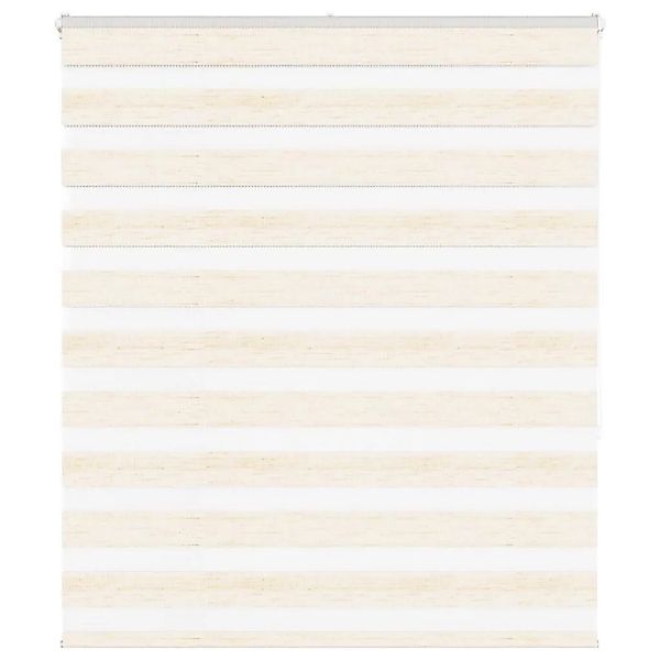 vidaXL Doppelrollo Marmorbeige 125x150cm Stoffbreite 120,9 cm Polyester 401 günstig online kaufen