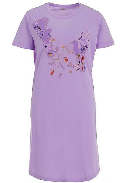 zeitlos Nachthemd Nachthemd Kurzarm - Birdie günstig online kaufen